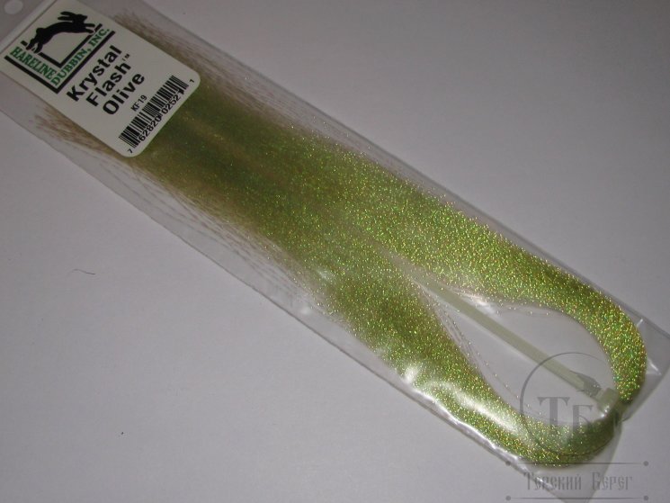 Крученый люрекс  Krustal Flash  Olive  Hareline