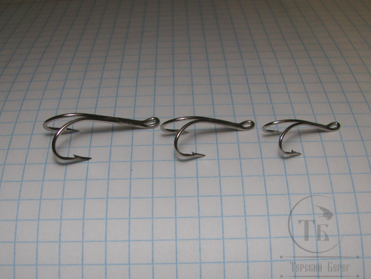 Двойник серебряный Mustad DL71UP Silver № 4 ( 10 шт. )