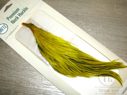 1/2 Скальпа петуха #3 Neck Badger Yellow METZ ( покраска Терский Берег )