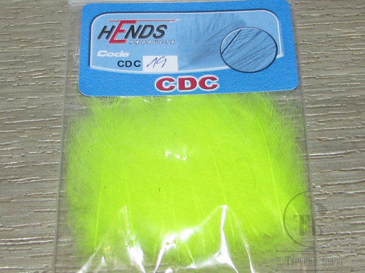 Перья CDC 25 ps Hends # 19 Fl. Yellow