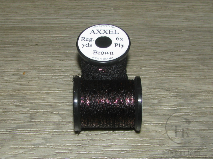 Плетеный люрекс UNI AXXEL 6 x ply  Brown