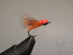 Муха Caddis Foam ( 19 ) Orange кр. № 14