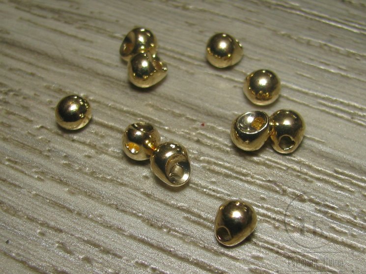 Головки вольфрамовые со смещенным отверстием  Micro Jig Heads D 5.5 Gold