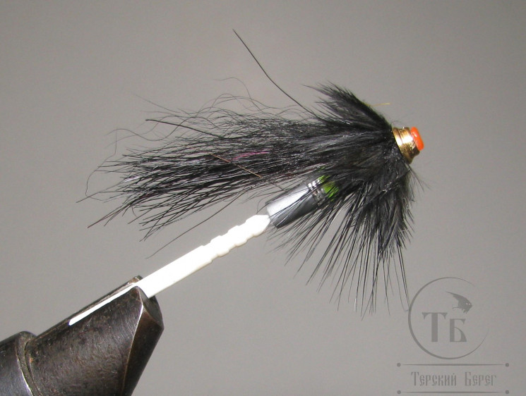 Муха лососёвая Turbo July 3/4 inch ( 19 ) Kola Green Butt пластик 3/4