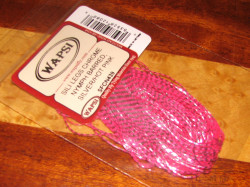 Силиконовые ножки Sili Legs Chrome Nimph Barred Silver / Hot Pink Wapsi