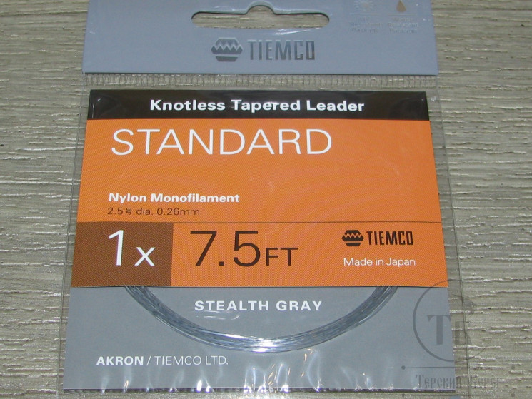 Конусный подлесок Akron Standart 7,5FT 1X 0.26 mm Tiemco