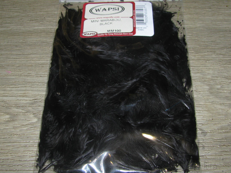 Mini Marabou Black Wapsi