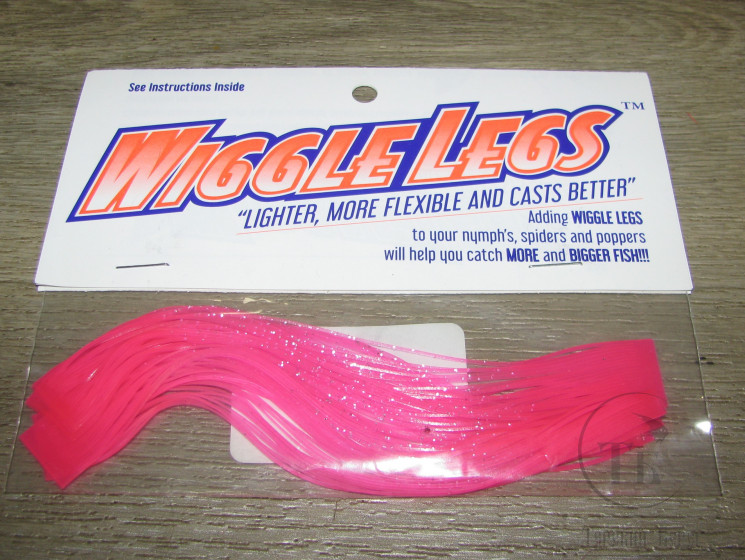 Силиконовые ножки Wiggle Legs Pink / Hot Pink Hedron