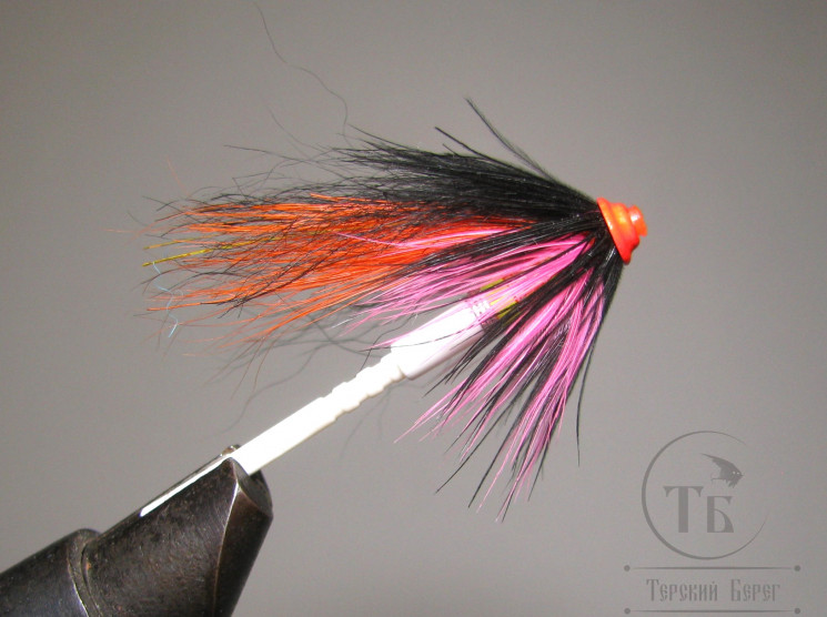 Муха лососёвая Turbo July 3/4 inch ( 20 ) Pink Salmon пластик 3/4