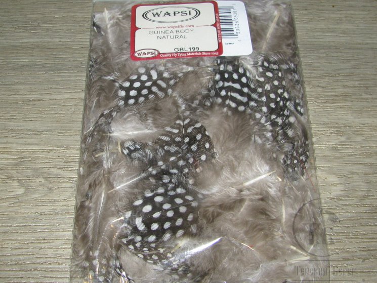 Перья цесарки Guinea Body Natural Wapsi