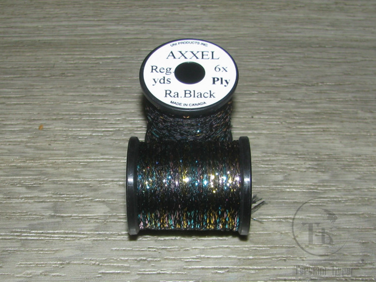Плетеный люрекс UNI AXXEL 6 x ply Ra. Black