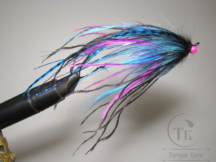 Муха интрудер ( 10 ) Purple Black Silver Doc. Blue