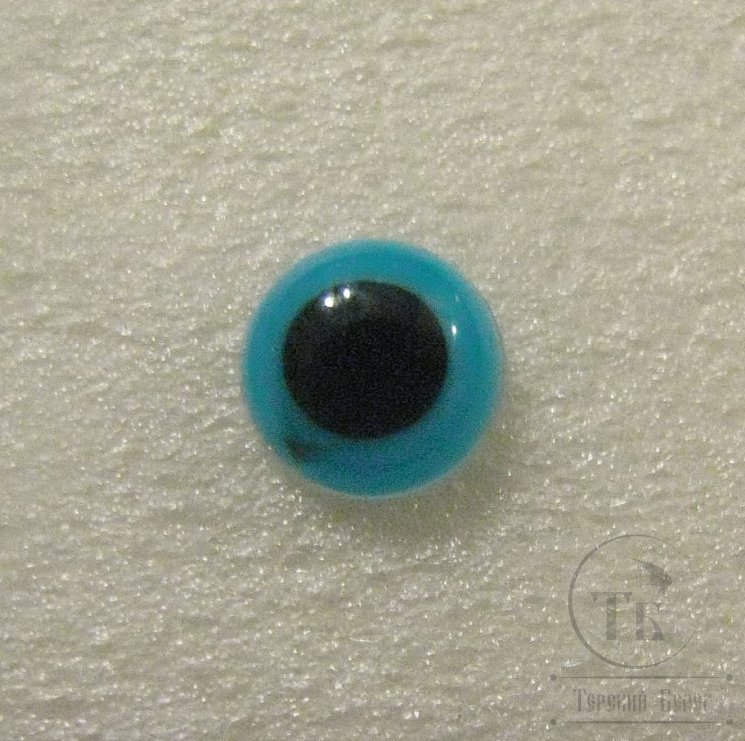 Глазки пластиковые ( на ножке ) D 6 Mustad ( 10 шт ) Blue