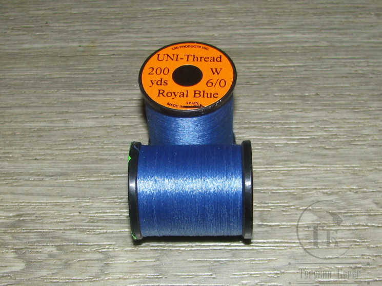 Монтажная нить UNI THREAD 6/0 Royal Blue 200 yds