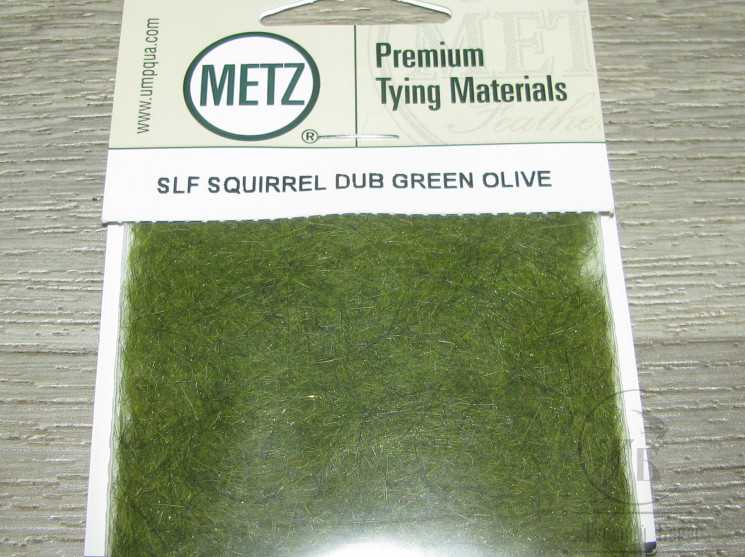 Даббинг белки SLF Squirrel Dubb Green Olive Metz