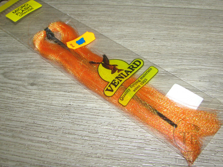 Крученый люрекс Micro Flash Orange Veniard
