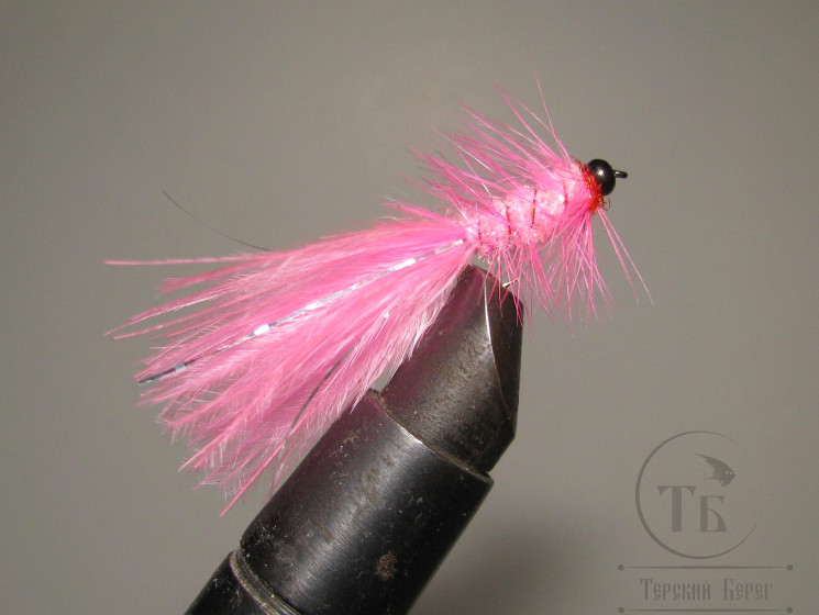 Муха Woolly Bugger Fl. Pink / Флюр Розовый № 14