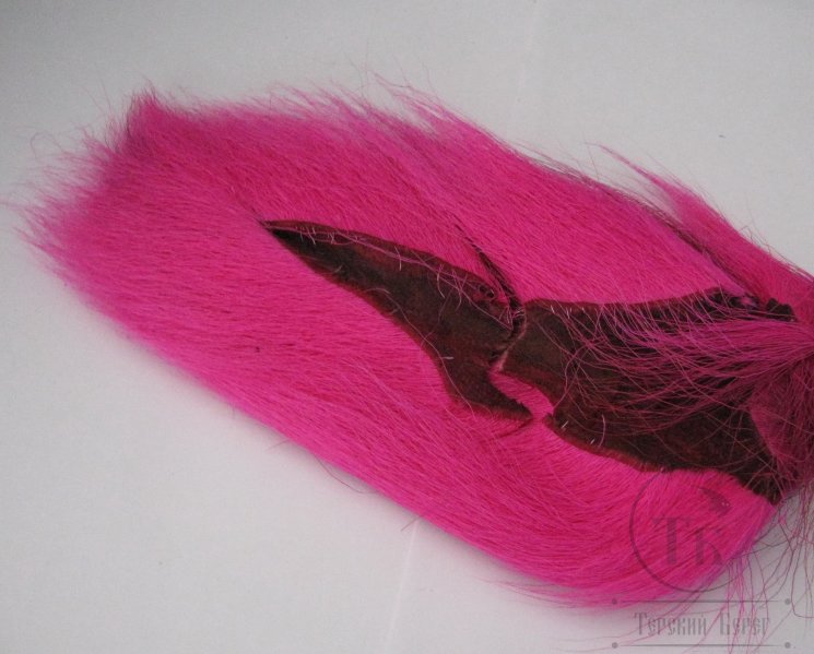 Хвост оленя средний / Bucktail Medium Hot Pink
