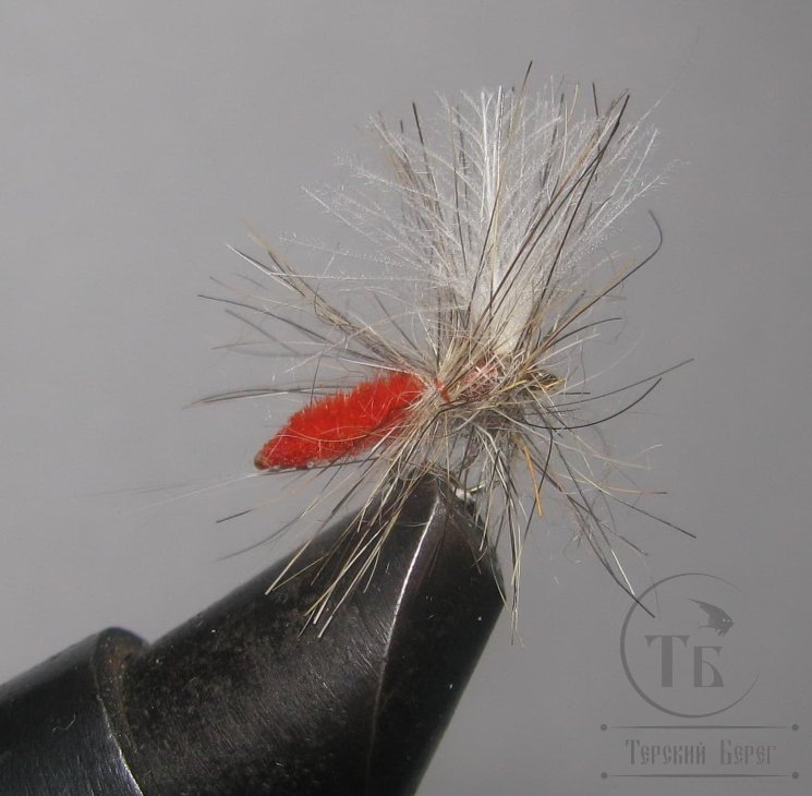Муха Парашют / Parashute ( 41 ) CDC Gray Red  №18