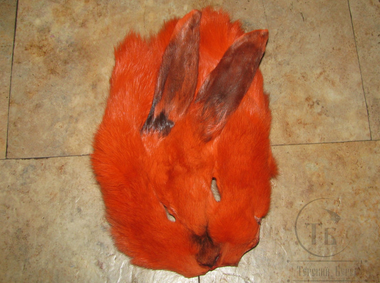 Маска зайца Hare Mask Rusty Orange / Рыже оранжевый