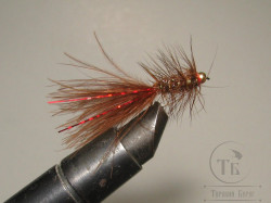 Муха Woolly Bugger Brown / Коричневый № 14