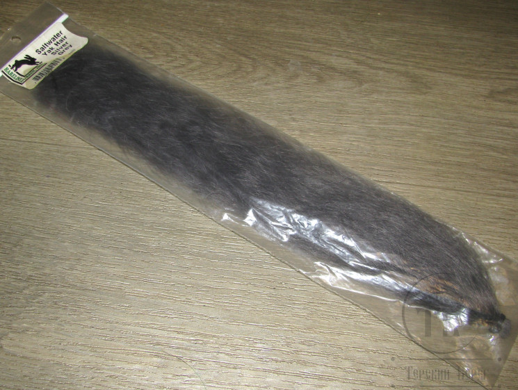 Мех яка Saltwater Yak Hair Silver Grey Hareline 31 см.