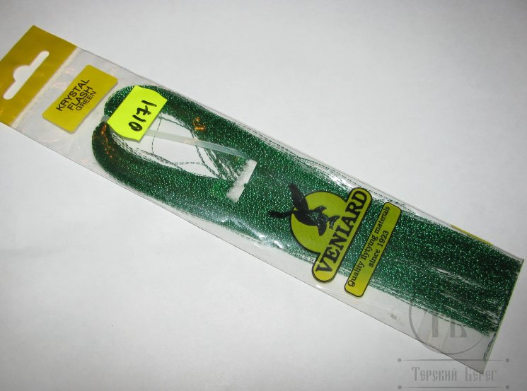 Крученый люрекс Crystal Flash Green Veniard