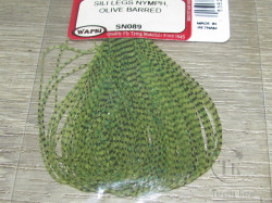 Силиконовые ножки Sili Legs Nymph Olive Barred Wapsi