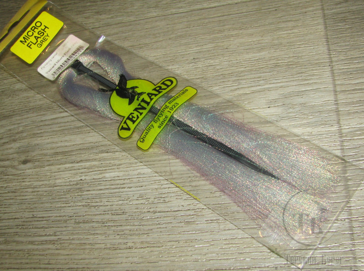Крученый люрекс Micro Flash Grey Veniard