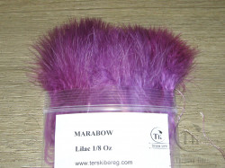Мягкие пуховые перья Marabou Strung 1/8 OZ Lilac Терский Берег