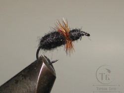 Муха муравей Ant Dif. ( 11 ) Dubb. Black Kumho Dry № 14