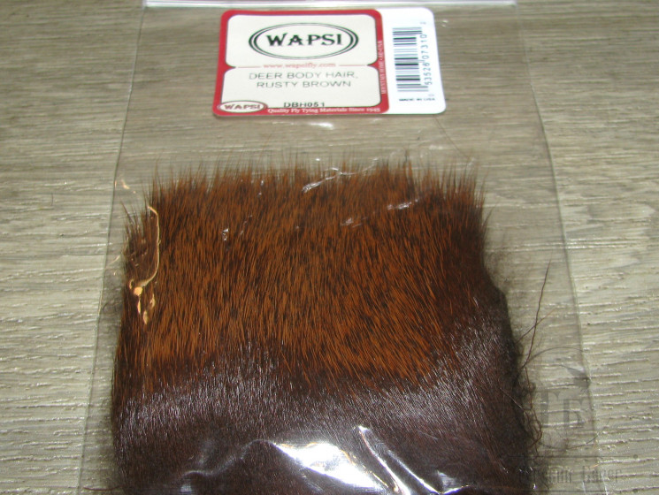 Мех оленя Deer Body Hair Rusty Brown Wapsi