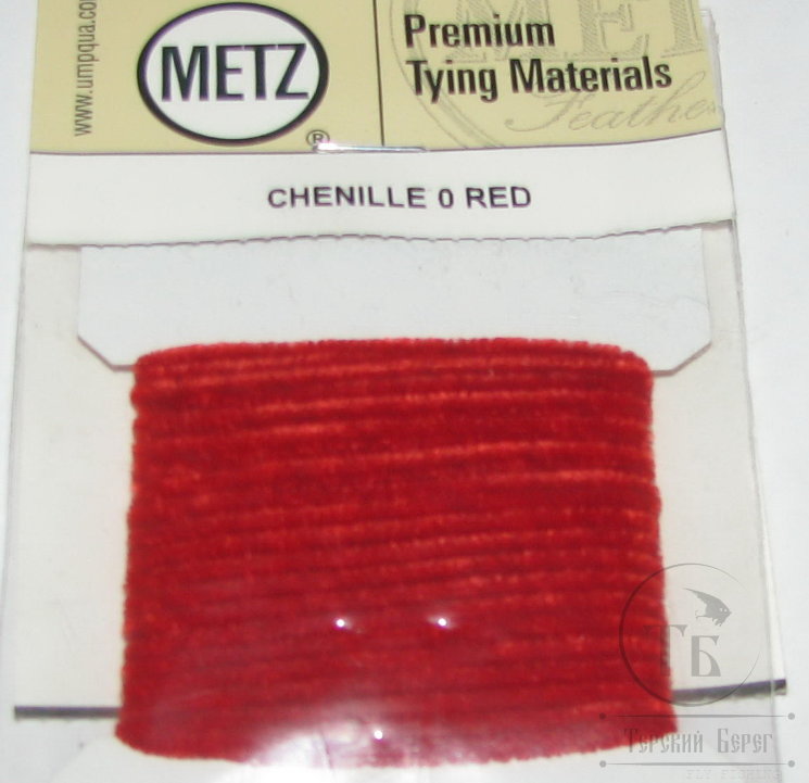 Синель Round Chenille 0 Red Metz