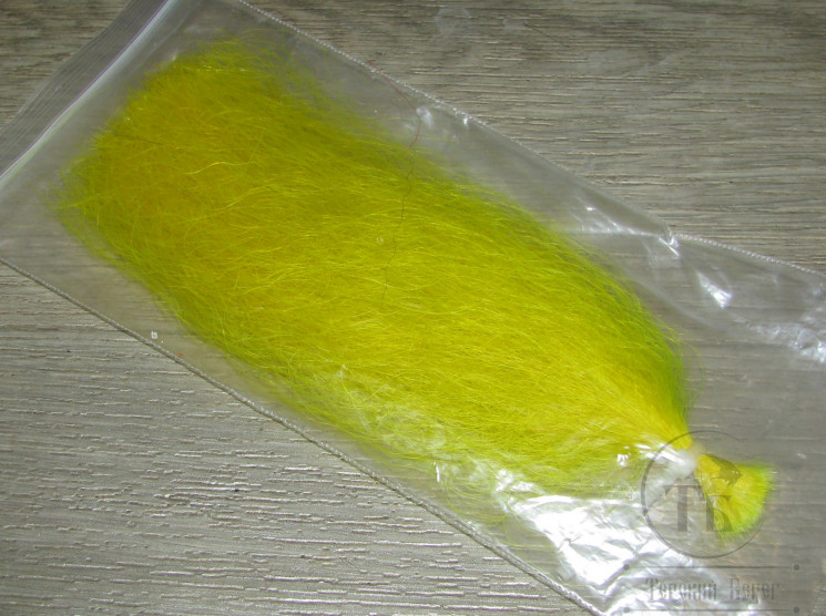 Мех яка Saltwater Yak Hair Yellow 13 см.