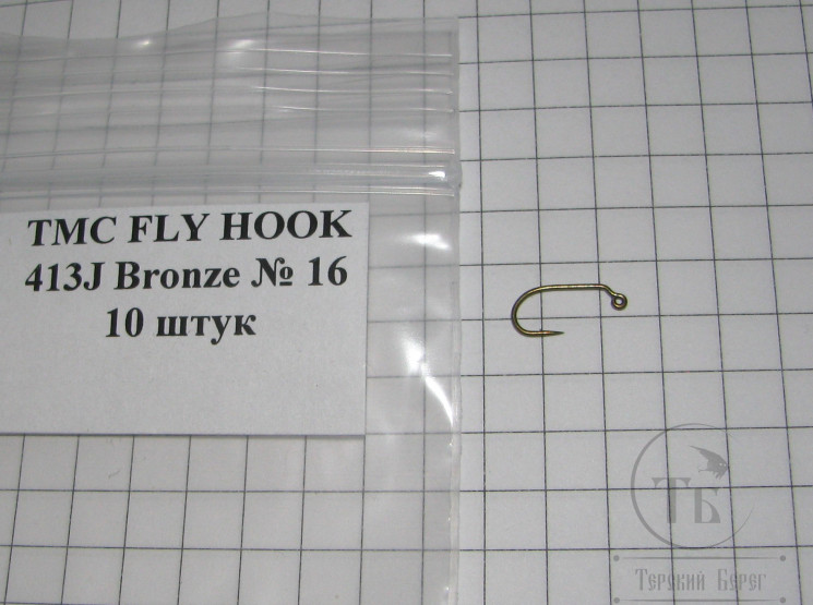 Крючок джиговый TMC 413 J Bronze (10 шт/уп) № 16