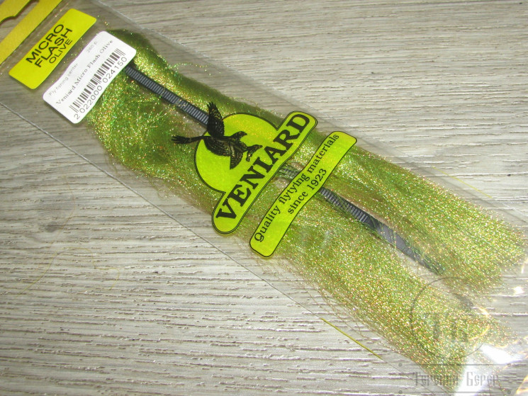 Крученый люрекс Micro Flash Olive Veniard