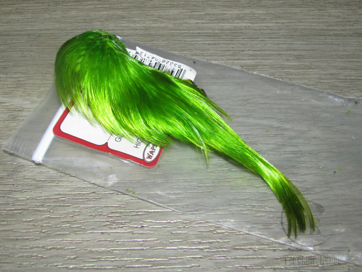 Золотой фазан хохолок Golden Pheasant Crest Only Highlander Green Wapsi 