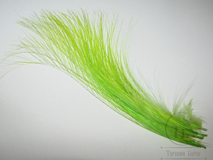 Имитация пера Heron Fine Fibre Fl. Chartreuse 10 fs XLg / Lg