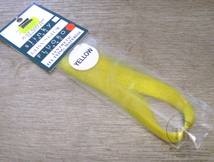 Тонкое синтетическое волокно Fluro Fibre желтый / Yellow H2O