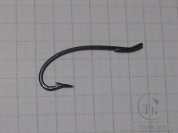 Крючок лососёвый одинарный Partridge Bartleet Supreme Black Salmon № 6 ( 10 шт )
