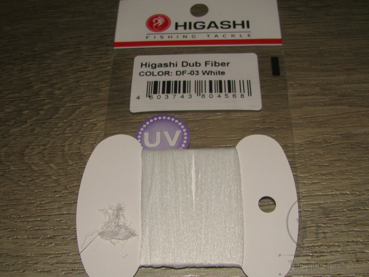 Синтетическое волокно Dub Fiber DF03 UV White Higashi 