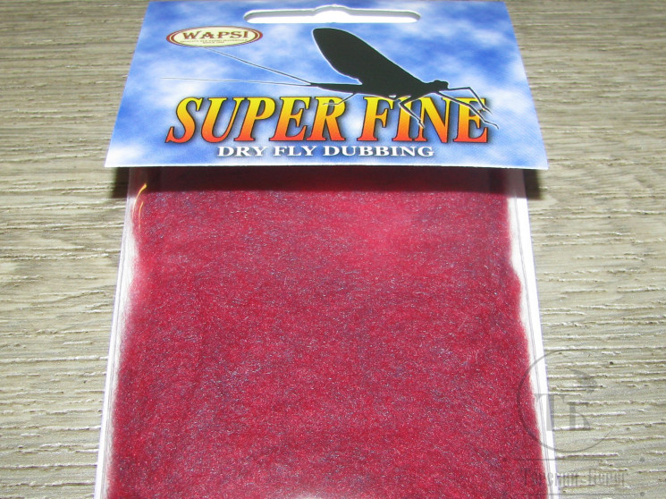 Даббинг Superfine Dry Fly Dub Wine Wapsi / Metz