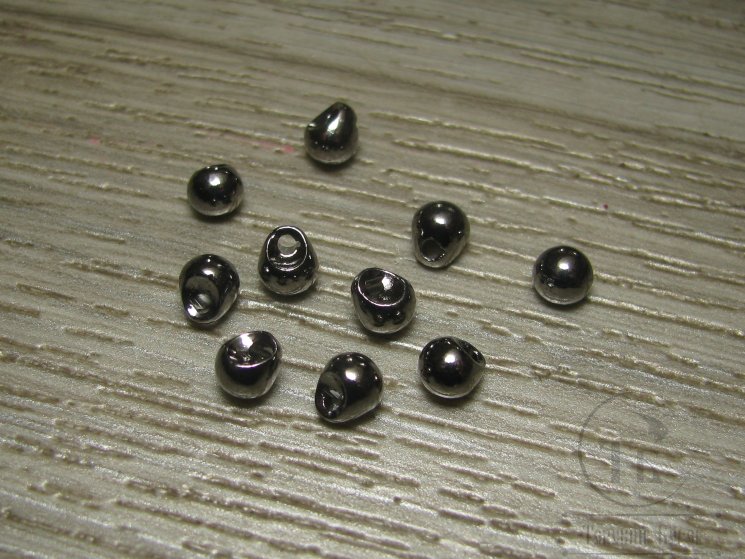 Головки вольфрамовые со смещенным отверстием  Micro Jig Heads D 2.8 Black Nickel