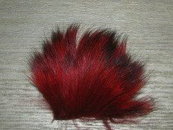 Temple dog Black Tips шкура Claret ( 4 - 6 см )