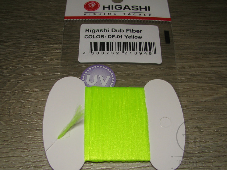 Cинтетическое волокно Dub Fiber DF01 UV Yellow Higashi