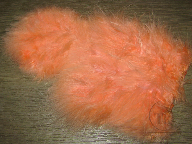 Куриная шкура Spey Soft Hackle Chickabou White dyed Salmon Whiting
