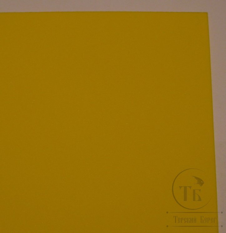 Пенка Thin Fly Foam 2 mm Yellow (жёлтый) Терский Берег