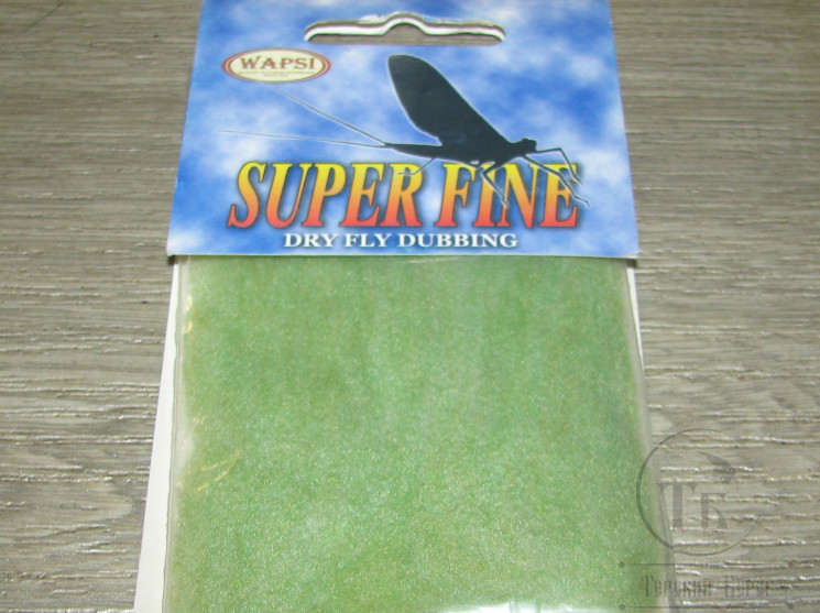 Даббинг Superfine Dry Fly Dub Green Drake Wapsi / Metz