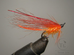 Муха лососёвая на двойнике SM ( 9 ) Assol Fly ( AHREX № 10 )