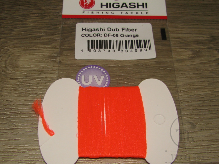 Cинтетическое волокно Dub Fiber DF06 UV Orange Higashi